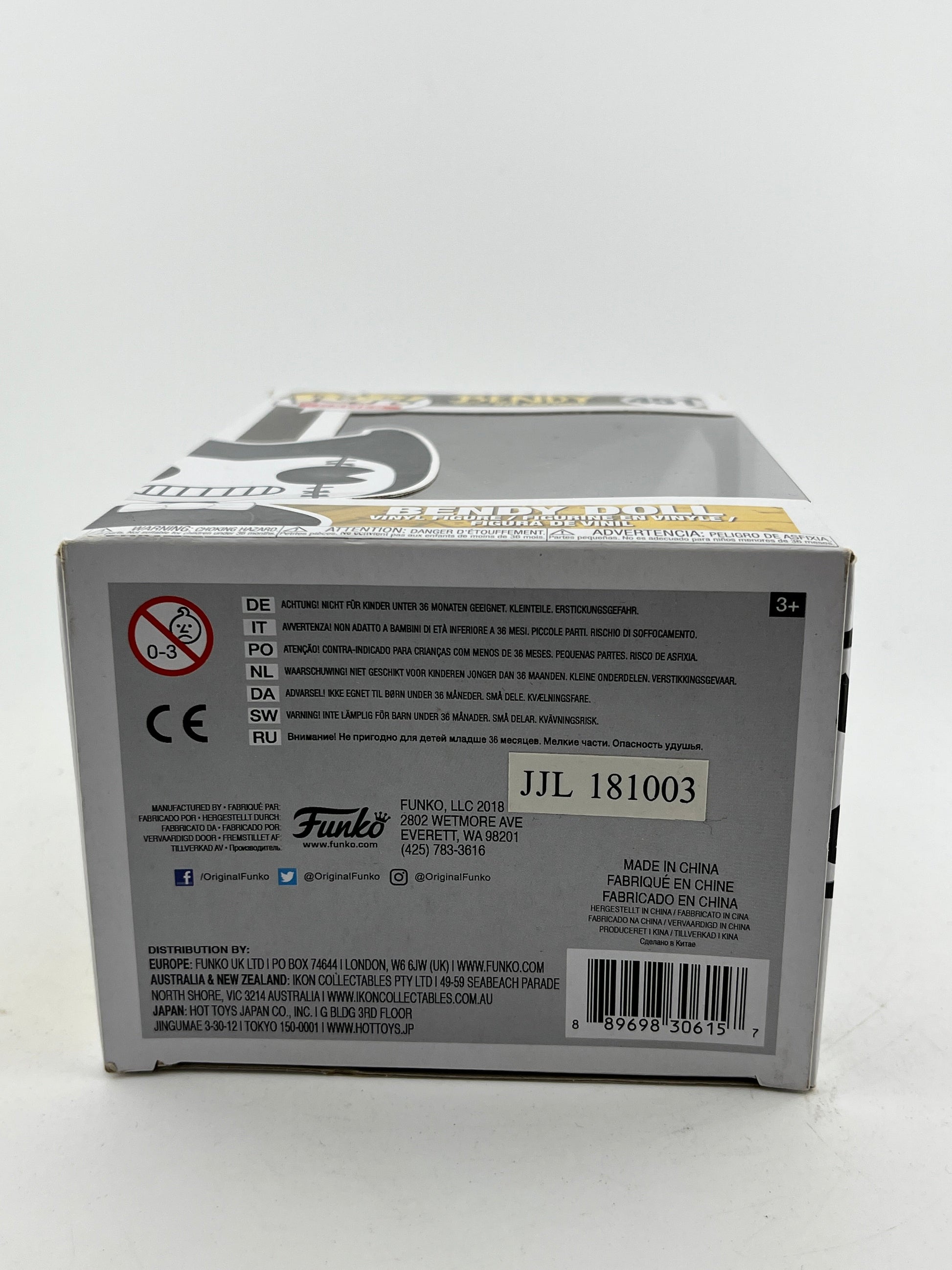 Funko POP! Games Bendy And The Ink Machine - Bendy Doll #551 - Vinyl Collectable FRENLY BRICKS - Open 7 Days