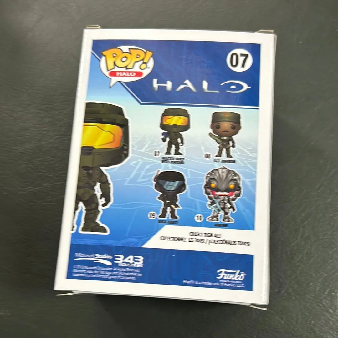 Halo - Master Chief with Cortana Pop! Vinyl Figure Funko #07 FRENLY BRICKS - Open 7 Days