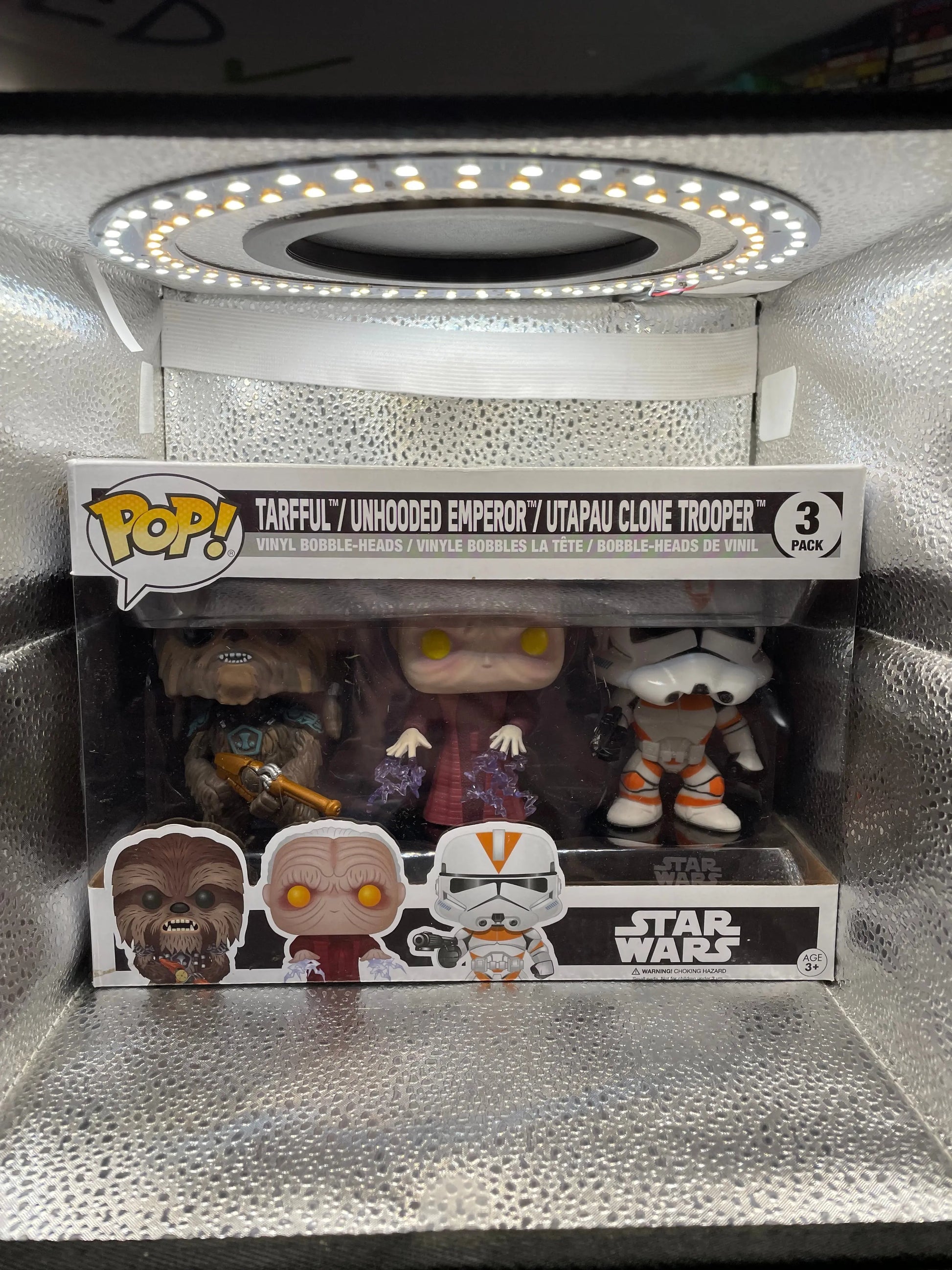 StarWars Pop! Funko 3 Pack Tarfful/Unhooded Emperor/ Utapau Clone Trooper FRENLY BRICKS - Open 7 Days