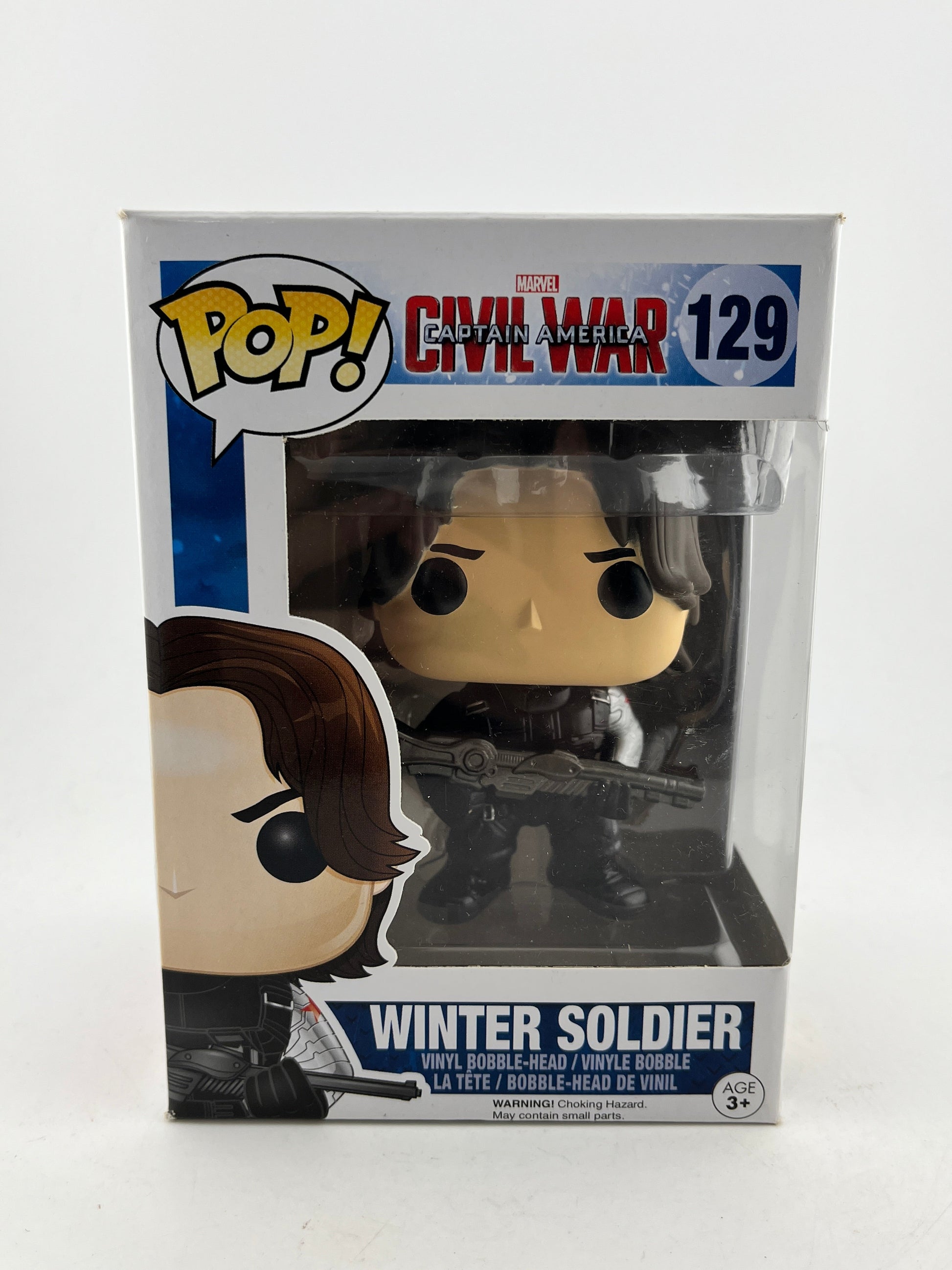 Funko POP! Marvel Civil War - Winter Soilder #129 - Vinyl Collectable FRENLY BRICKS - Open 7 Days