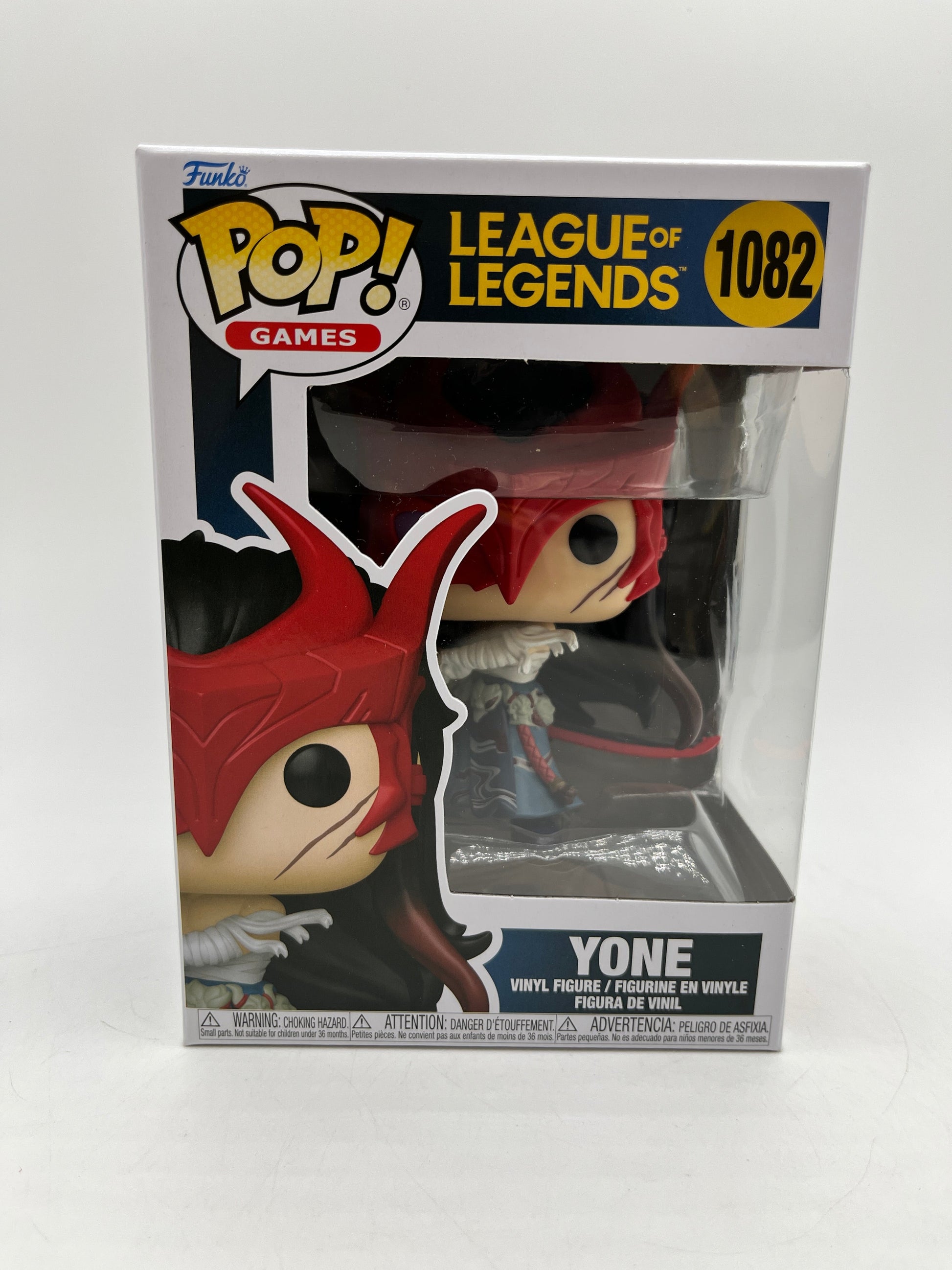 Funko POP! Games League Of Legends Yone #1082 - Vinyl Collectable FRENLY BRICKS - Open 7 Days