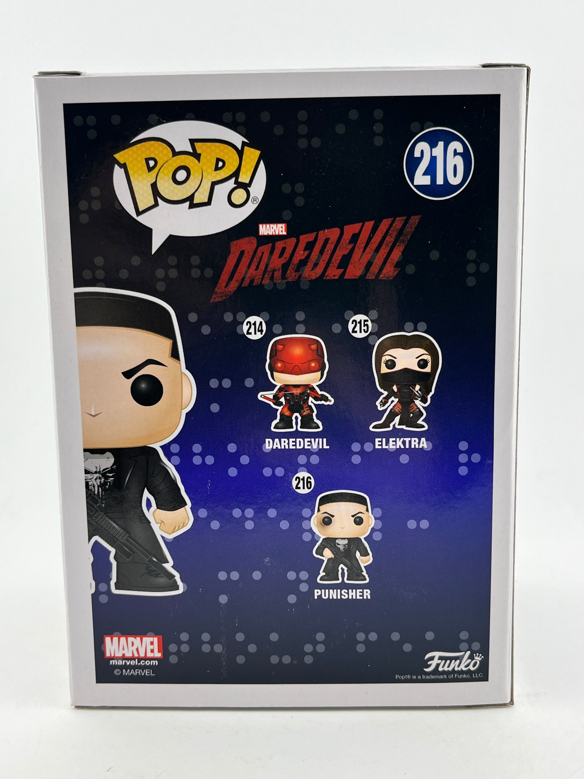Funko POP! Marvel Daredevil - Punisher #216 - Chase Limited Edition FRENLY BRICKS - Open 7 Days