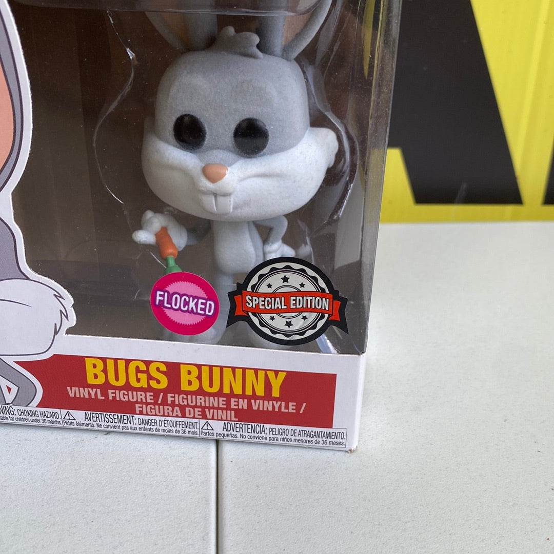 Funko POP! Bugs Bunny #307 FLOCKED FRENLY BRICKS - Open 7 Days