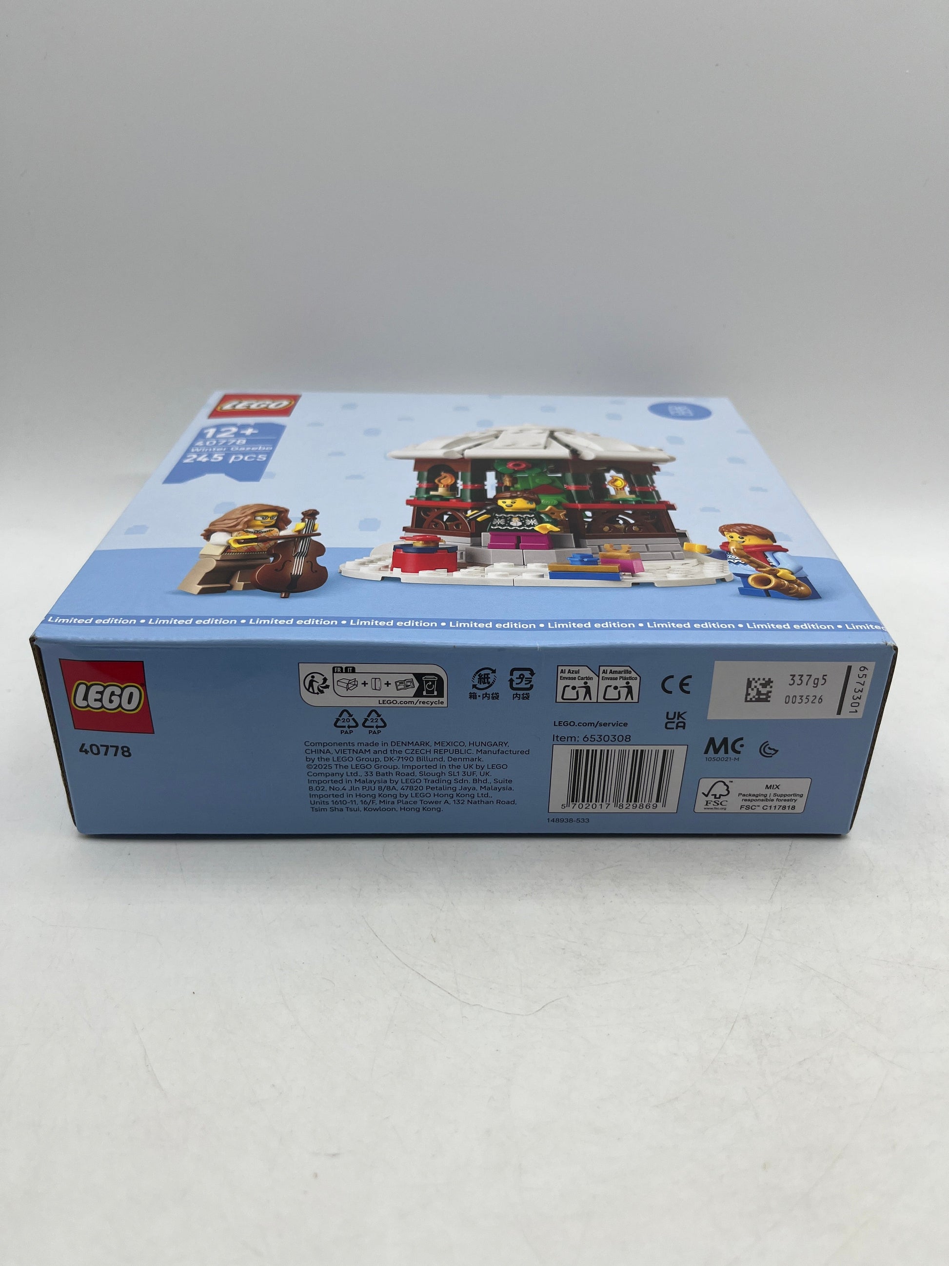 2025 Limited Edition Lego 40778 WINTER GAZEBO Gift With Purchase Exclusive Set FRENLY BRICKS - Open 7 Days