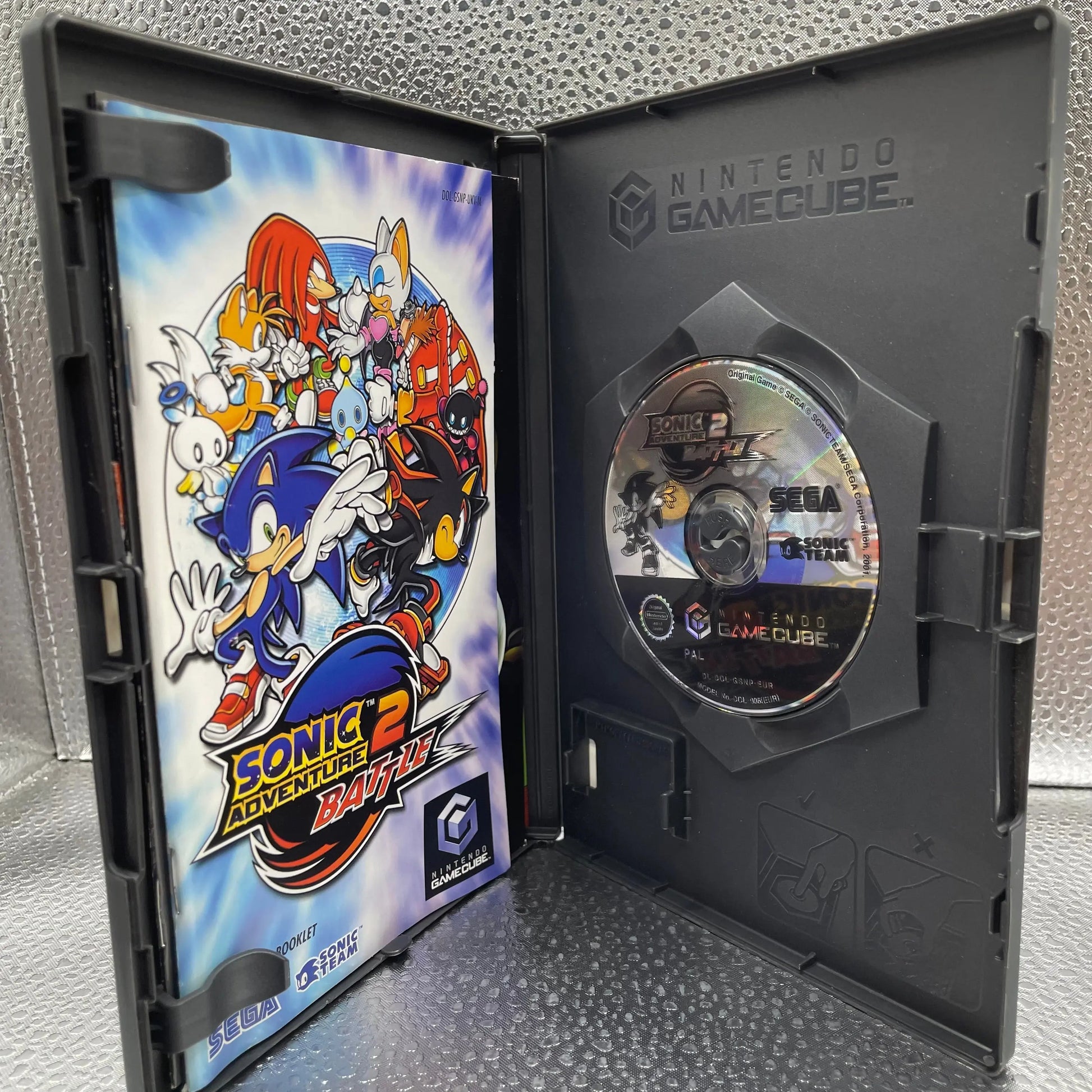 Sonic Adventure 2 Battle Nintendo GameCube Game CIB With Manual Tested PAL FRENLY BRICKS - Open 7 Days