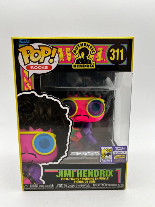 Funko POP! Rocks Jimi Hendrix #311 Comic Con Exclusive 1500 PCS Vinyl Figure FRENLY BRICKS - Open 7 Days