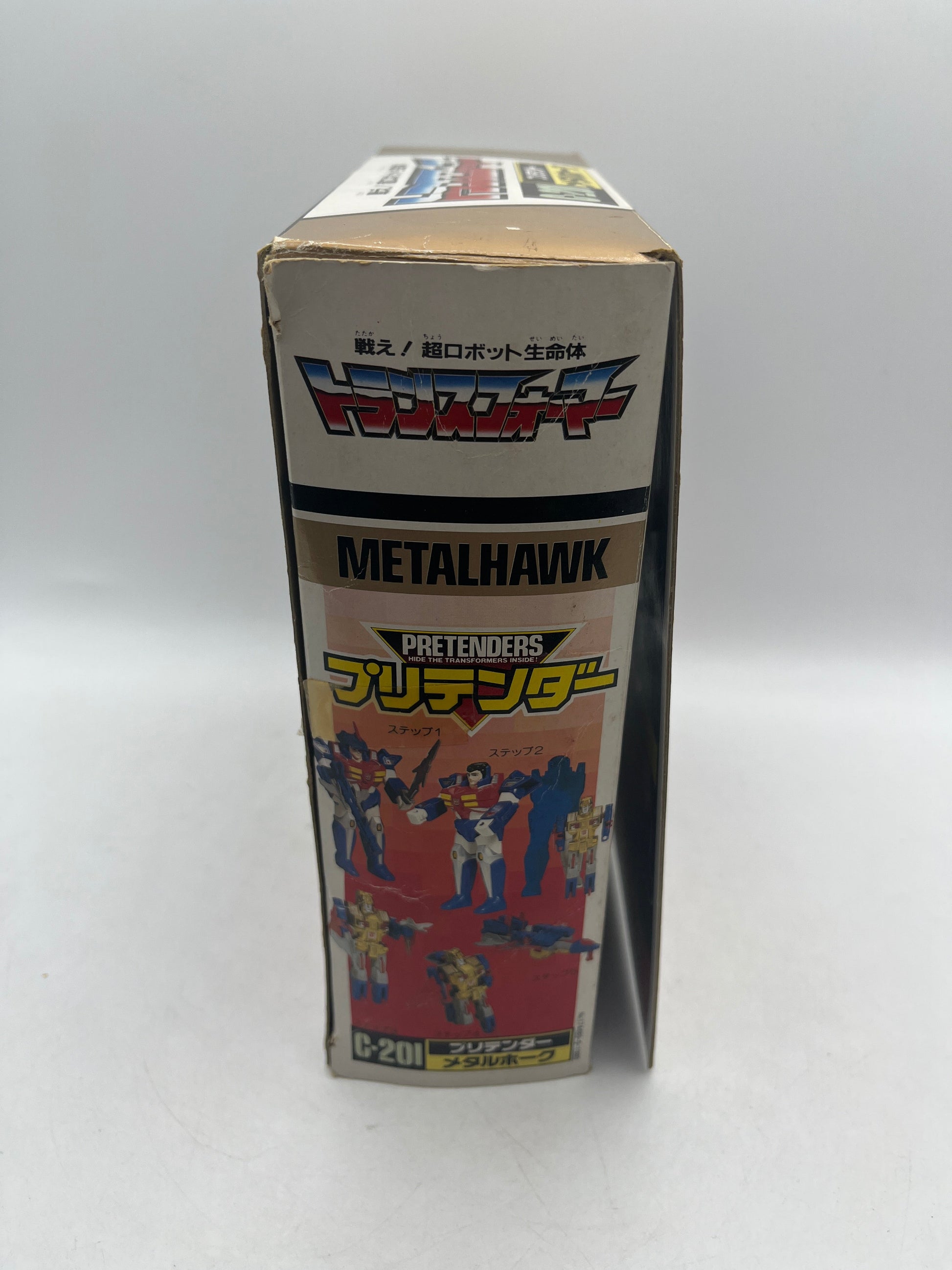 Takara Transformers C-201 Super-God Masterforce  G1 Pretender “Metalhawk” FRENLY BRICKS - Open 7 Days