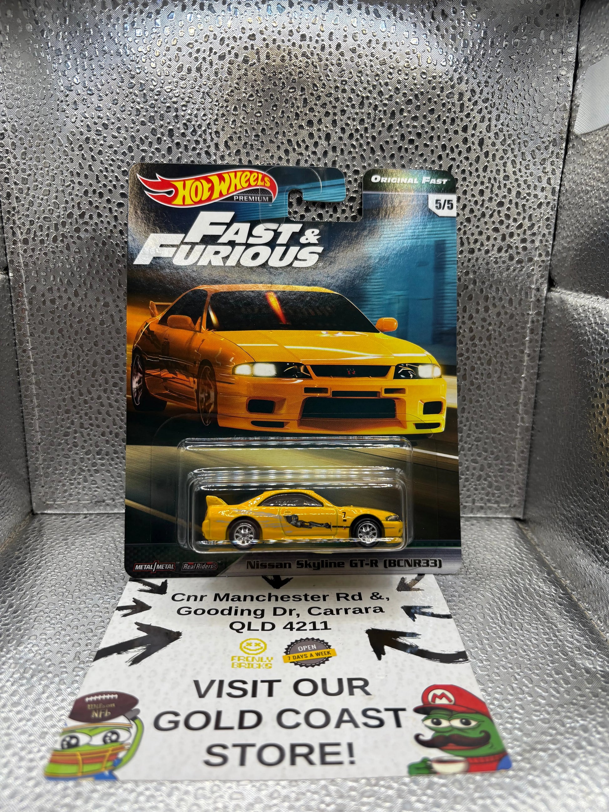 Hotwheels Nissan Skyline GT-R (BCNR33) Original Fast FRENLY BRICKS - Open 7 Days