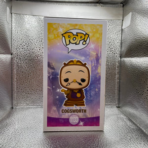 Beauty and the Beast 30th Anniversary - Cogsworth Pop! Vinyl Figure #1133 FRENLY BRICKS - Open 7 Days