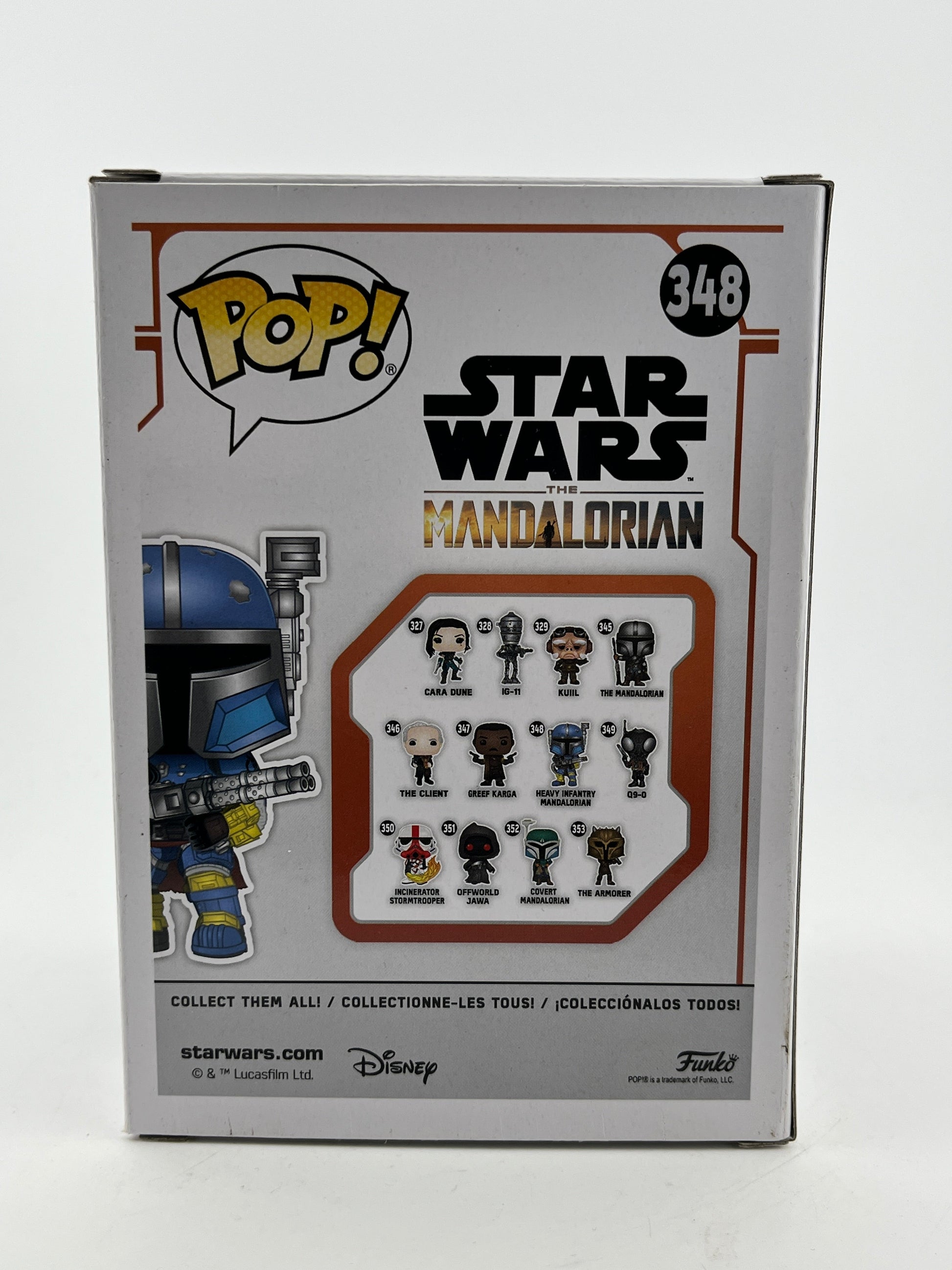 Funko POP! The Mandalorin- Heavy Infantry: Mandalorin #348 - Vinyl Collectable FRENLY BRICKS - Open 7 Days