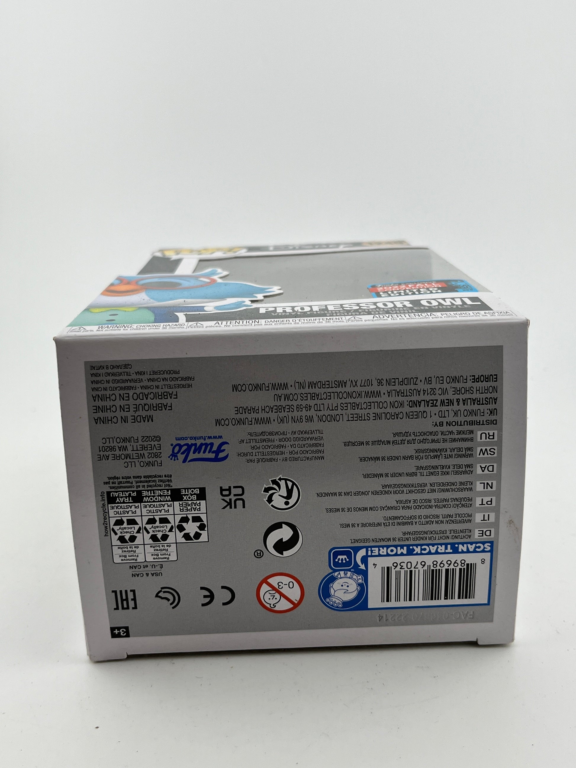 Funko POP! Disney - Professor Owl #1249 - 2022 Fall Limited Edition FRENLY BRICKS - Open 7 Days