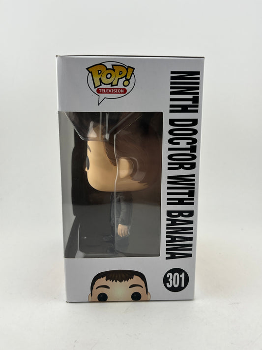 Funko POP! Television Doctor Who - Ninth Doctor With Banana #301 - Vinyl Collectable FRENLY BRICKS - Open 7 Days