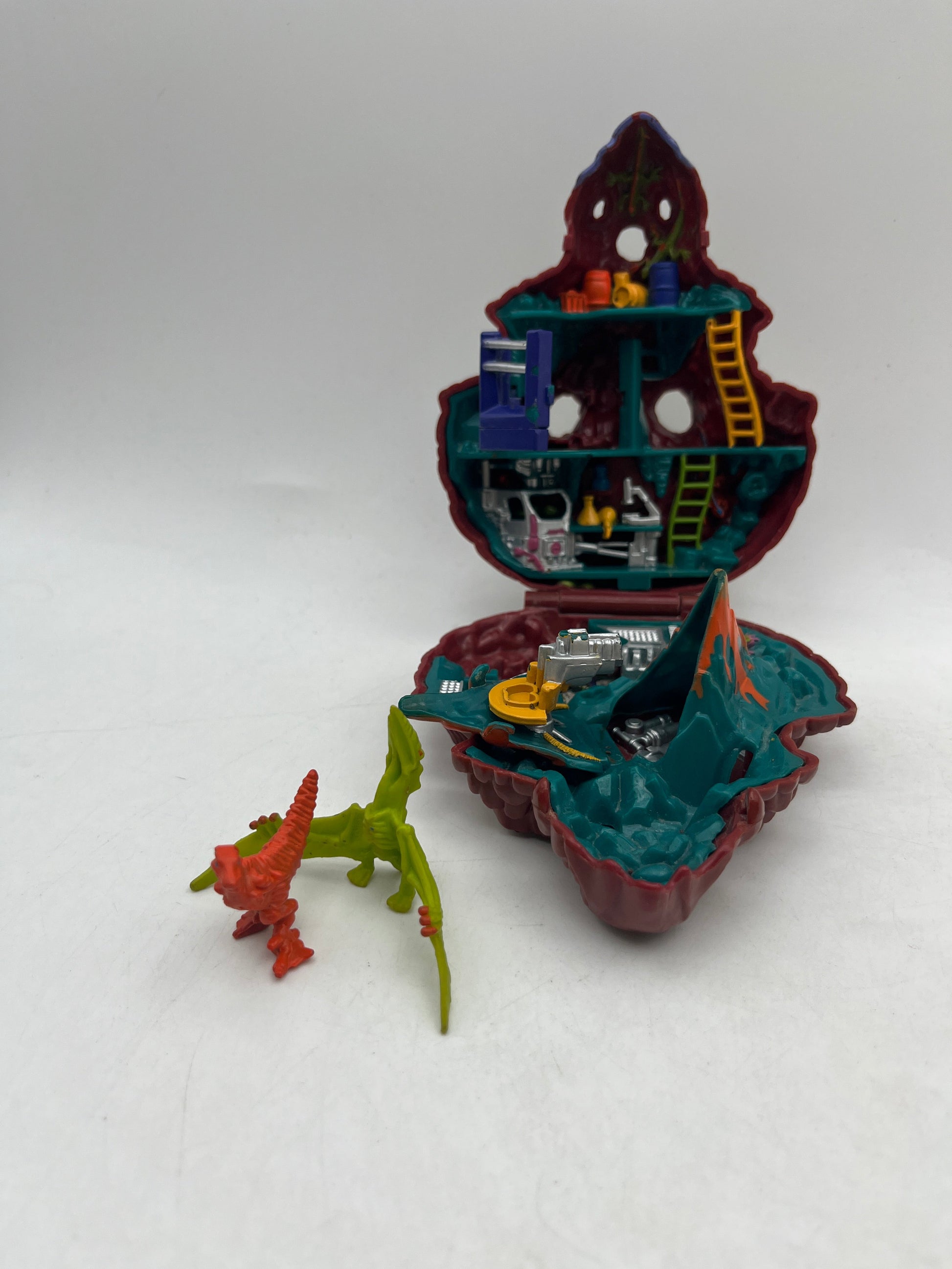 Vintage 1993 Mighty Max Blows Up Dino Lab InComplete Figure Playset Bluebird FRENLY BRICKS - Open 7 Days
