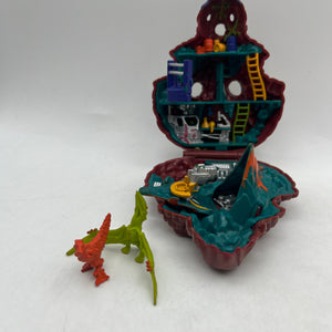 Vintage 1993 Mighty Max Blows Up Dino Lab InComplete Figure Playset Bluebird FRENLY BRICKS - Open 7 Days