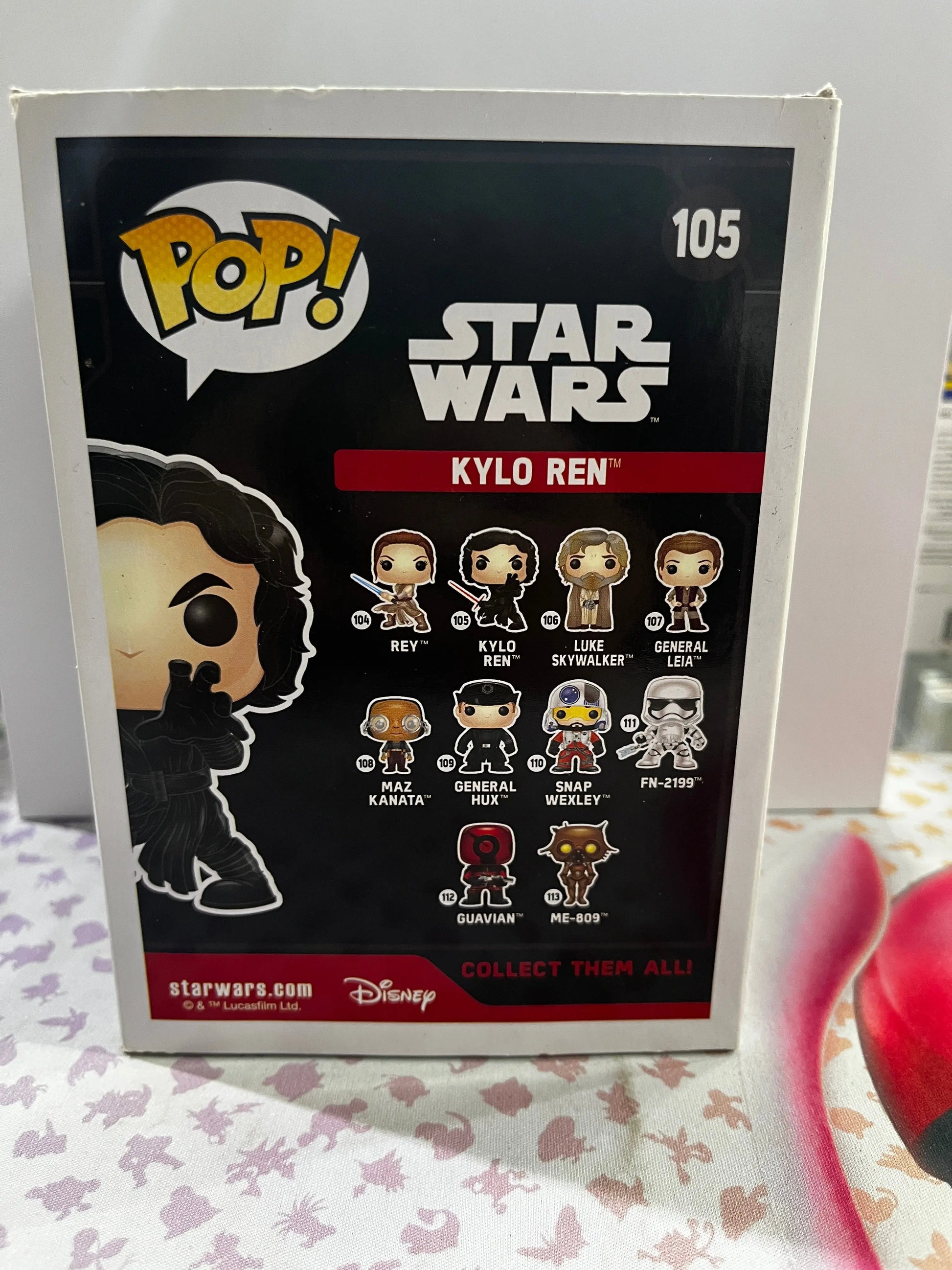 Funko Pop Vinyl Star Wars Kylo Ren #105 FRENLY BRICKS - Open 7 Days