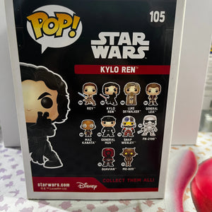 Funko Pop Vinyl Star Wars Kylo Ren #105 FRENLY BRICKS - Open 7 Days