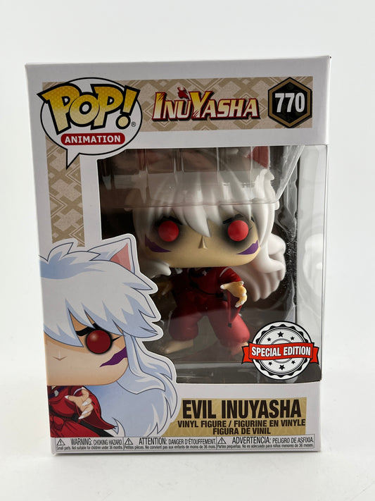 Funko POP! Animation InuYasha - Evil Inuyasha #770 - Special Edition FRENLY BRICKS - Open 7 Days