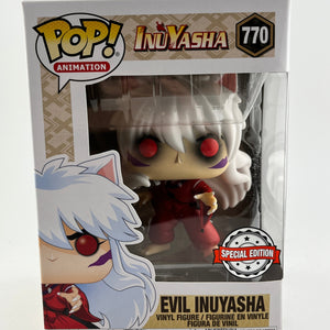 Funko POP! Animation InuYasha - Evil Inuyasha #770 - Special Edition FRENLY BRICKS - Open 7 Days