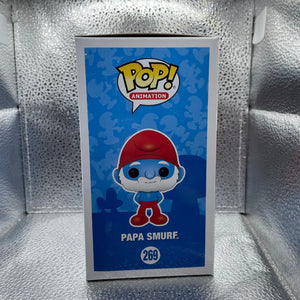 Pop Animation! Smurfs : Papa Smurf Vinyl Figure by Funko #269 FRENLY BRICKS - Open 7 Days