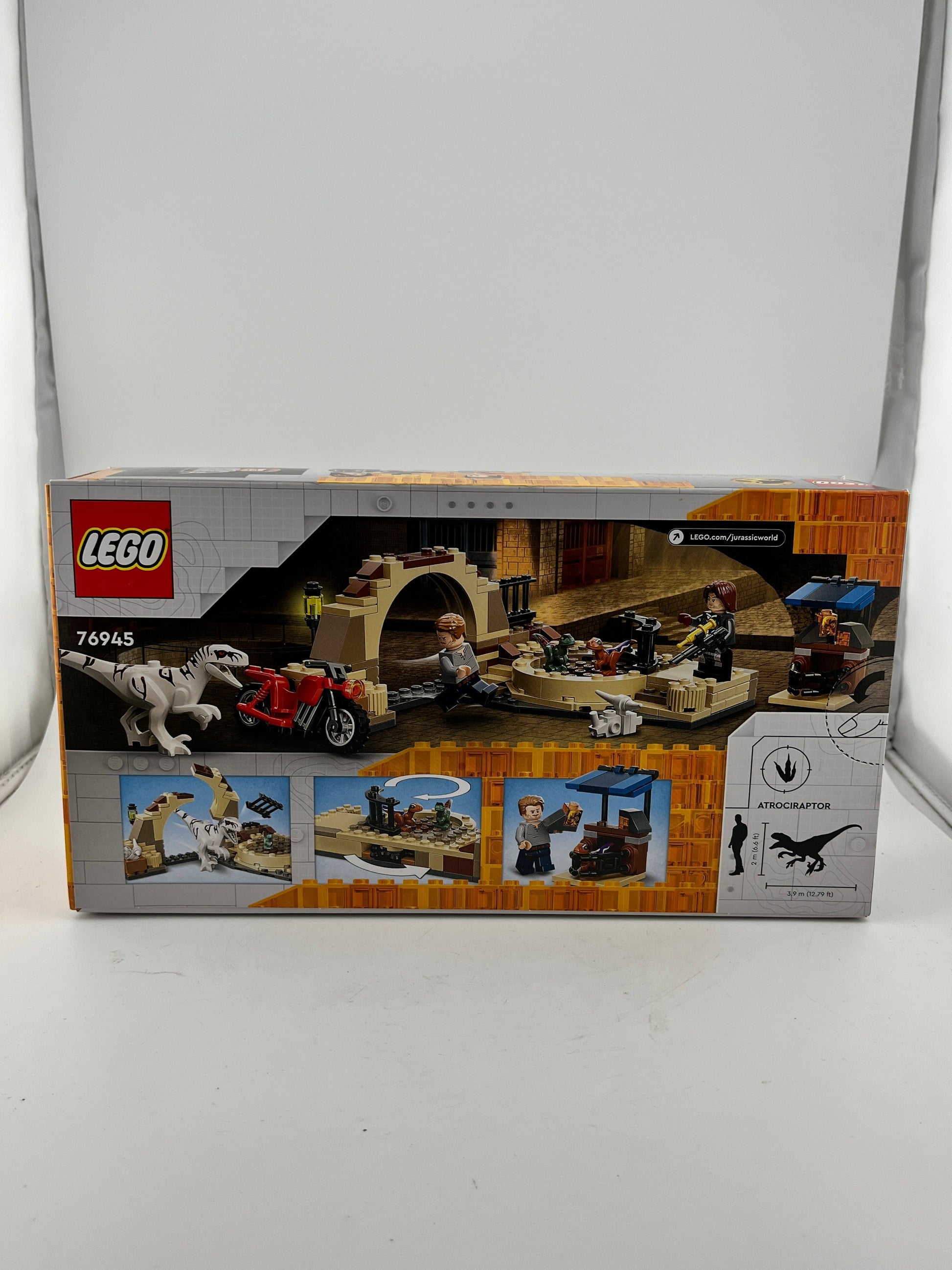 Lego Jurassic World Dominion - Atrociraptor Dinosaur: Bike Chase 76946 - Sealed FRENLY BRICKS - Open 7 Days