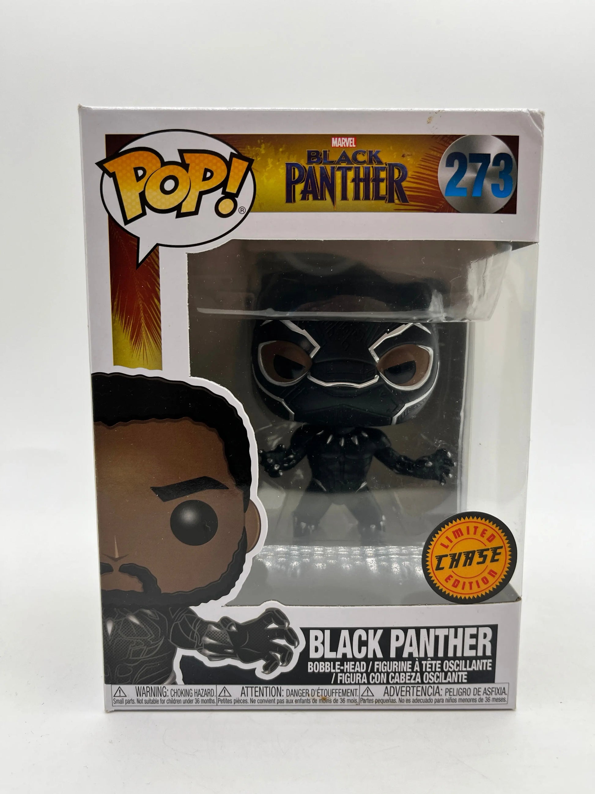 Funko POP! Marvel Black Panther #273 Black Panther - Limited Edition Chase FRENLY BRICKS - Open 7 Days