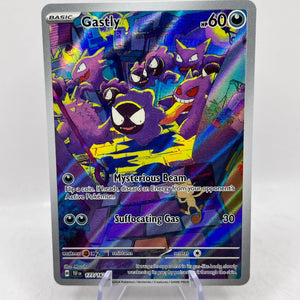 Pokémon TCG Gastly Illustration Rare Card 177/162 SV05: Temporal Forces FRENLY BRICKS - Open 7 Days