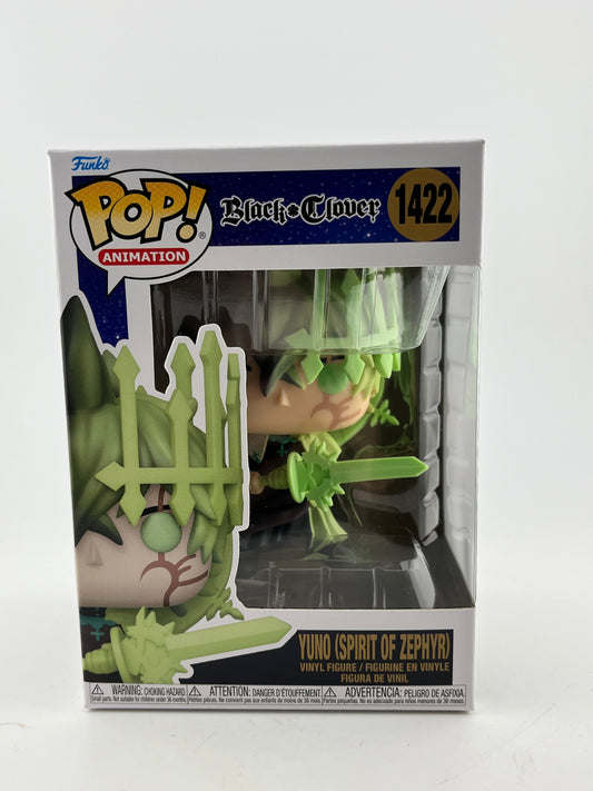 Funko POP! Animation Black Clover - Yuno (Sprit Of Zephyr) #1422 - Vinyl Collectable FRENLY BRICKS - Open 7 Days