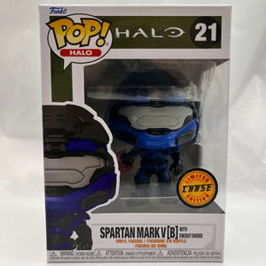 Funko POP! Halo - Halo Spartan Mark V [B] With Energy Sword #21 - Limited Edition Chase FRENLY BRICKS - Open 7 Days