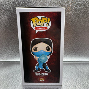 Funko Pop #536 Games Mortal Kombat Sub-Zero FRENLY BRICKS - Open 7 Days