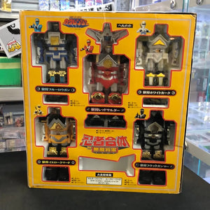 Bandai Power Rangers Ninja Sentai Kakuranger DX Chogokin Muteki Shogun JP USED FOR DISPLAY ONLY FRENLY BRICKS - Open 7 Days