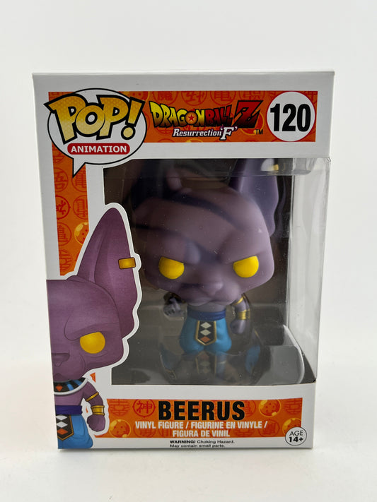 Funko POP! Animation Dragon Ball Z Resurrection F - Beerus #120 - Vinyl Collectable FRENLY BRICKS - Open 7 Days