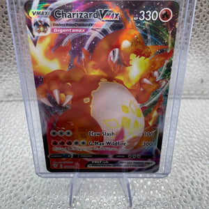 Charizard V Max 020/189 Full Art Rare Pokemon TCG Good Condition FRENLY BRICKS - Open 7 Days