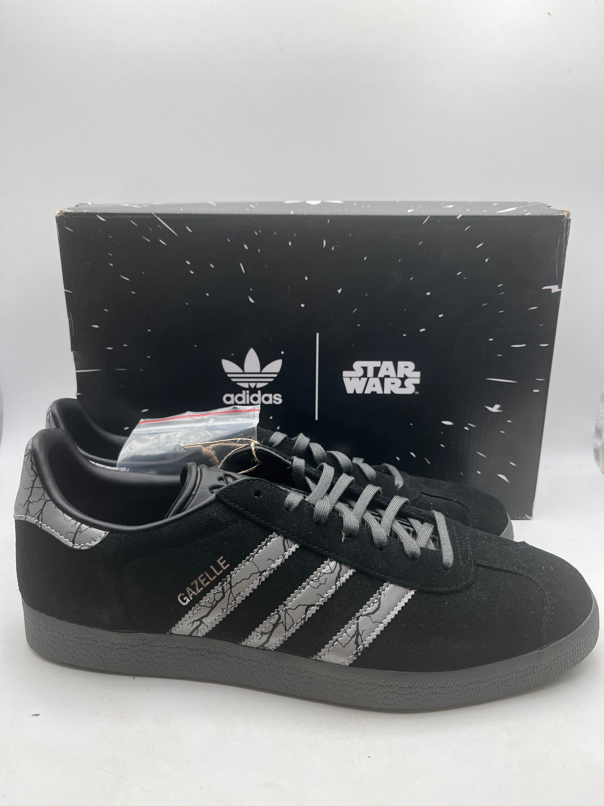 Adidas x Star Wars: Limited Edition Dark Saber Gazelle shoes (Size US 12) image 1