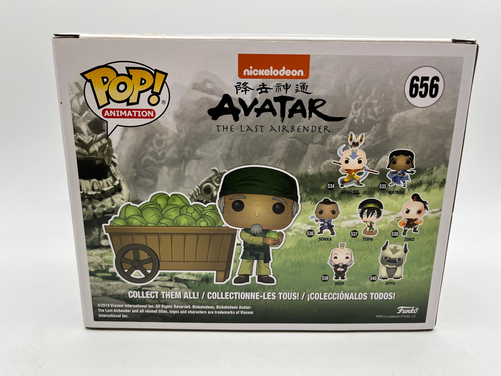 Funko POP! Animation Avatar The Last Air Bender - Cabbage Man & Cart #656 - Vinyl Collectable FRENLY BRICKS - Open 7 Days