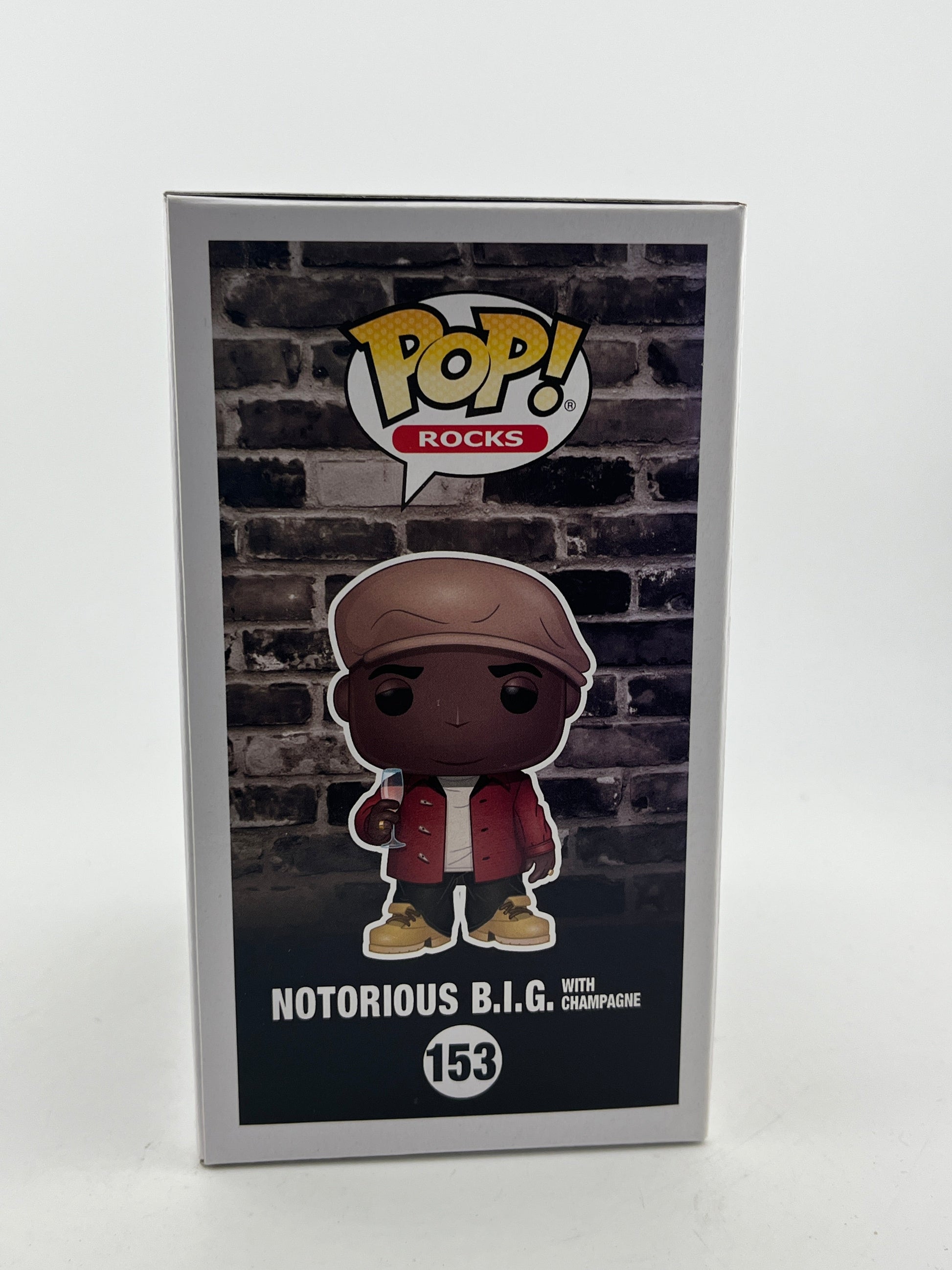 Funko POP! Rocks The Notorious B.I.G. - Biggie With Champagne #153 - 5000 Pcs Limited Edition FRENLY BRICKS - Open 7 Days