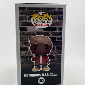 Funko POP! Rocks The Notorious B.I.G. - Biggie With Champagne #153 - 5000 Pcs Limited Edition FRENLY BRICKS - Open 7 Days