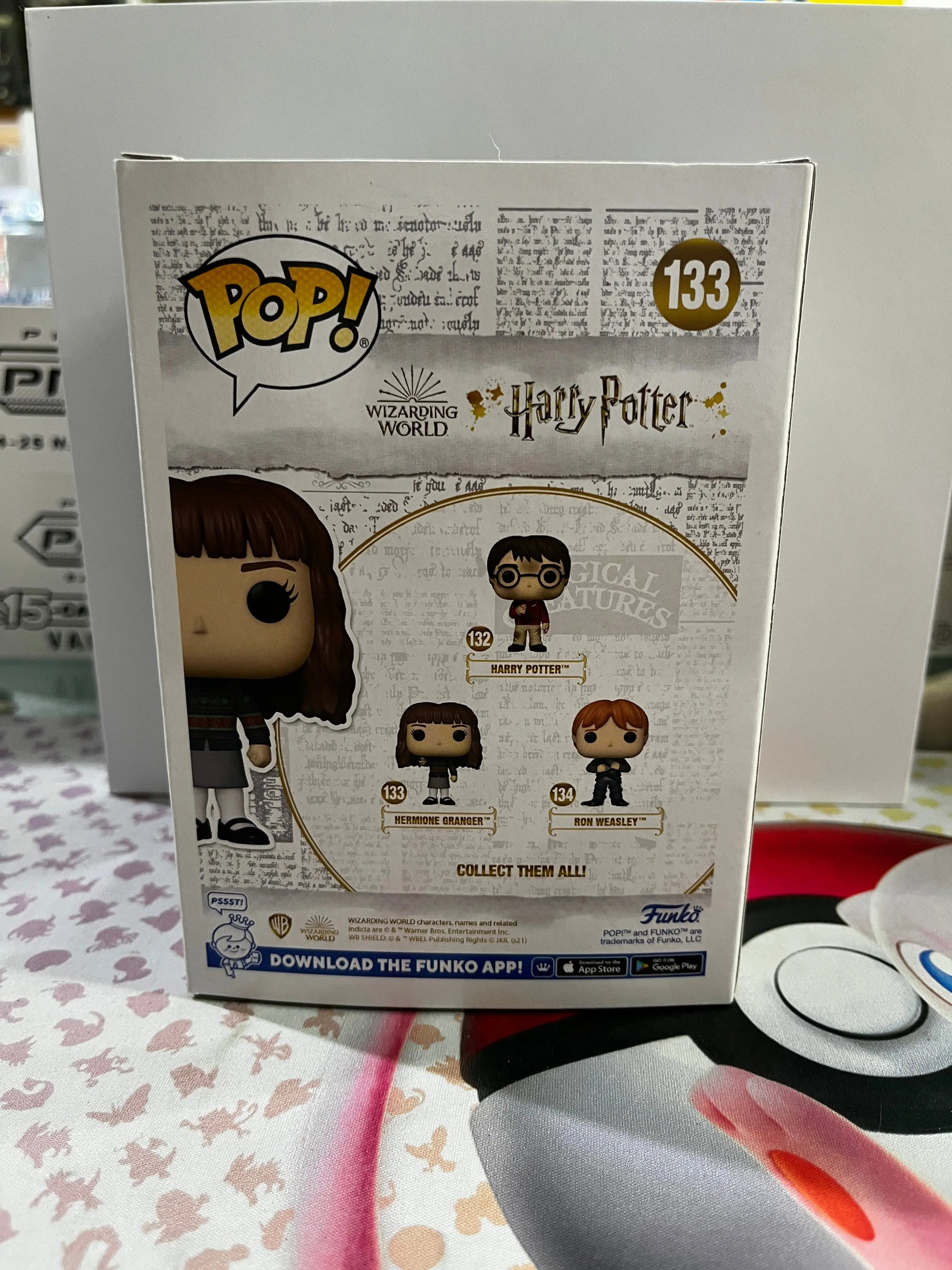 Funko Pop Vinyl Harry Potter Hermione Granger #133 FRENLY BRICKS - Open 7 Days
