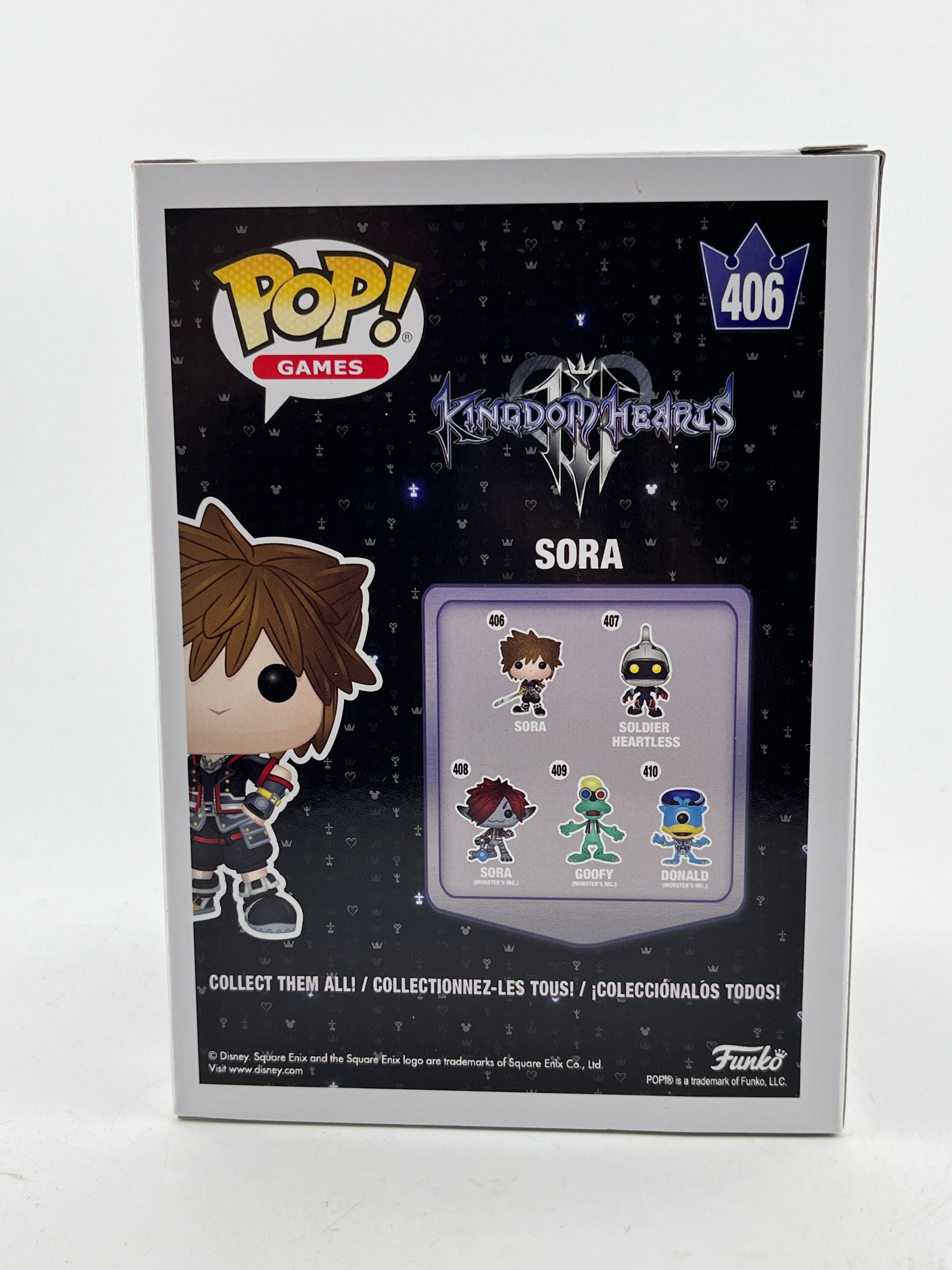 Funko POP! Disney Kingdom Hearts - Sora #406 - Vinyl Collectable FRENLY BRICKS - Open 7 Days