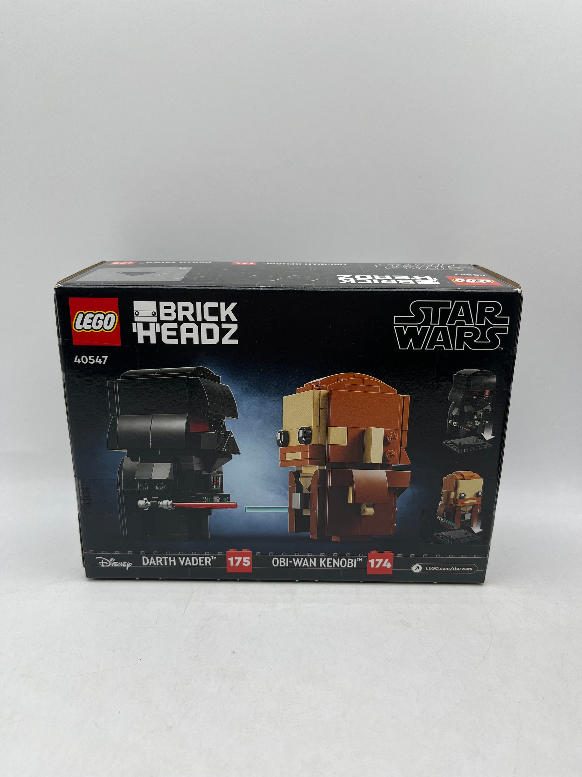 LEGO BRICKHEADZ: Obi-Wan Kenobi & Darth Vader (40547) FRENLY BRICKS - Open 7 Days