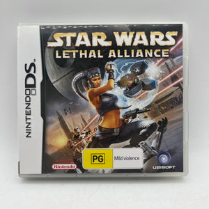 Star Wars Lethal Alliance Nintendo DS Game 2006 Lucasarts FRENLY BRICKS - Open 7 Days