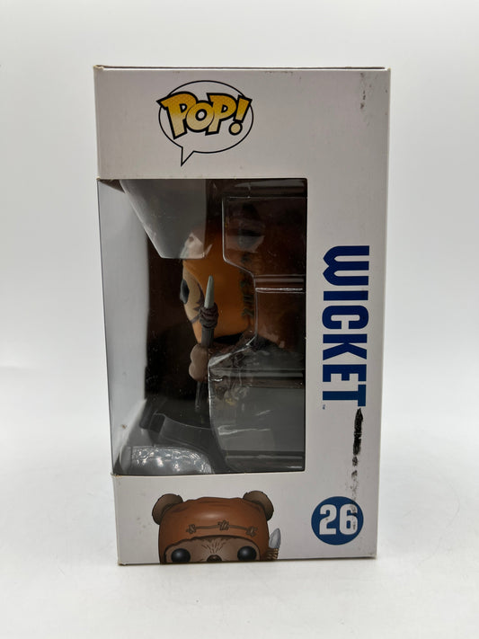 Funko POP! Star Wars Wicket #26 - Vinyl Collectable FRENLY BRICKS - Open 7 Days
