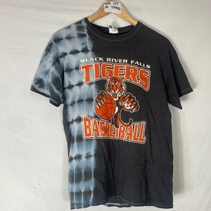 Black + Tyedye Black River Falls Tigers Crew Tee FRENLY BRICKS - Open 7 Days