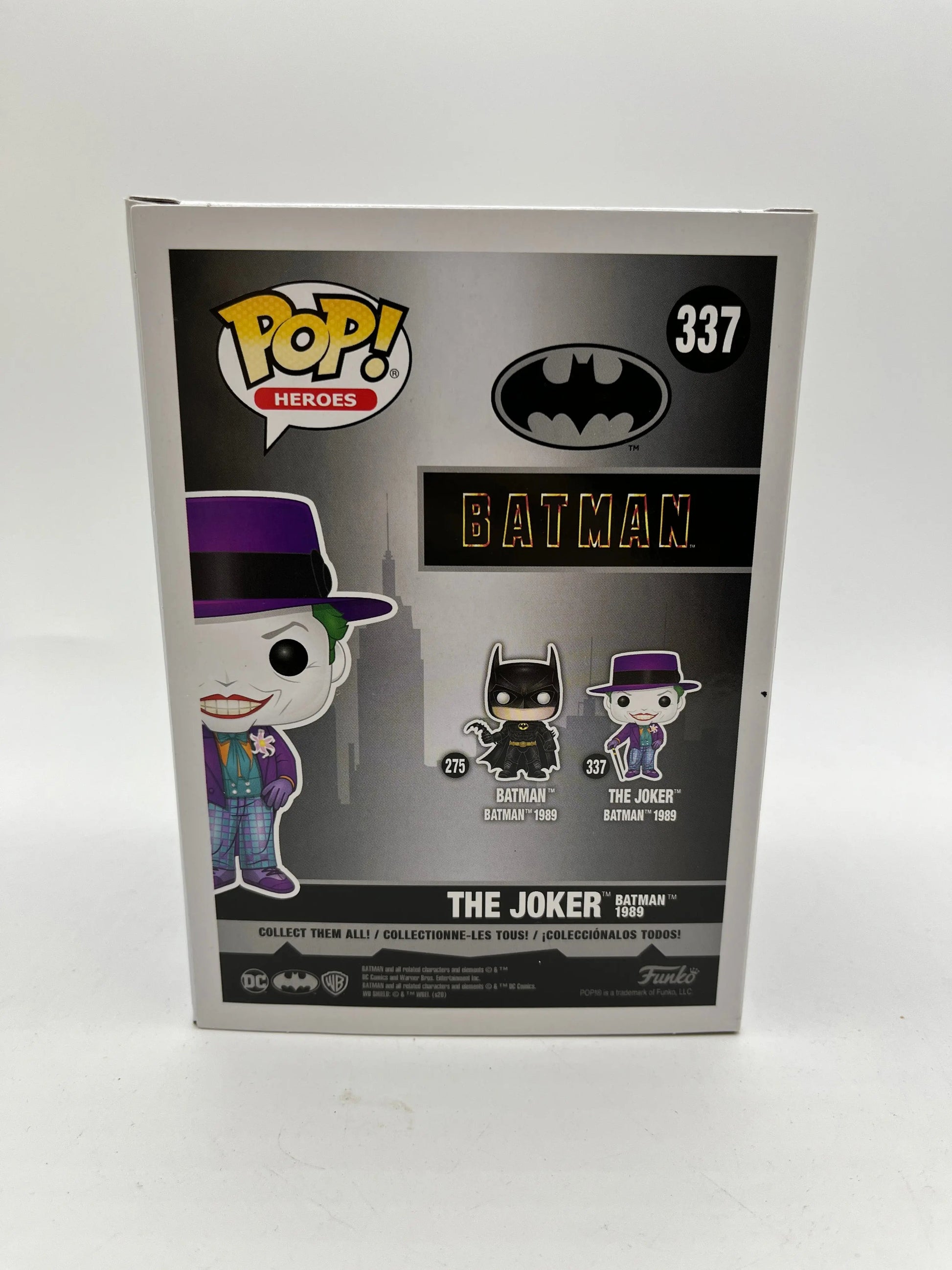 Funko POP! Heroes Batman The Joker 1989 #337 FRENLY BRICKS - Open 7 Days