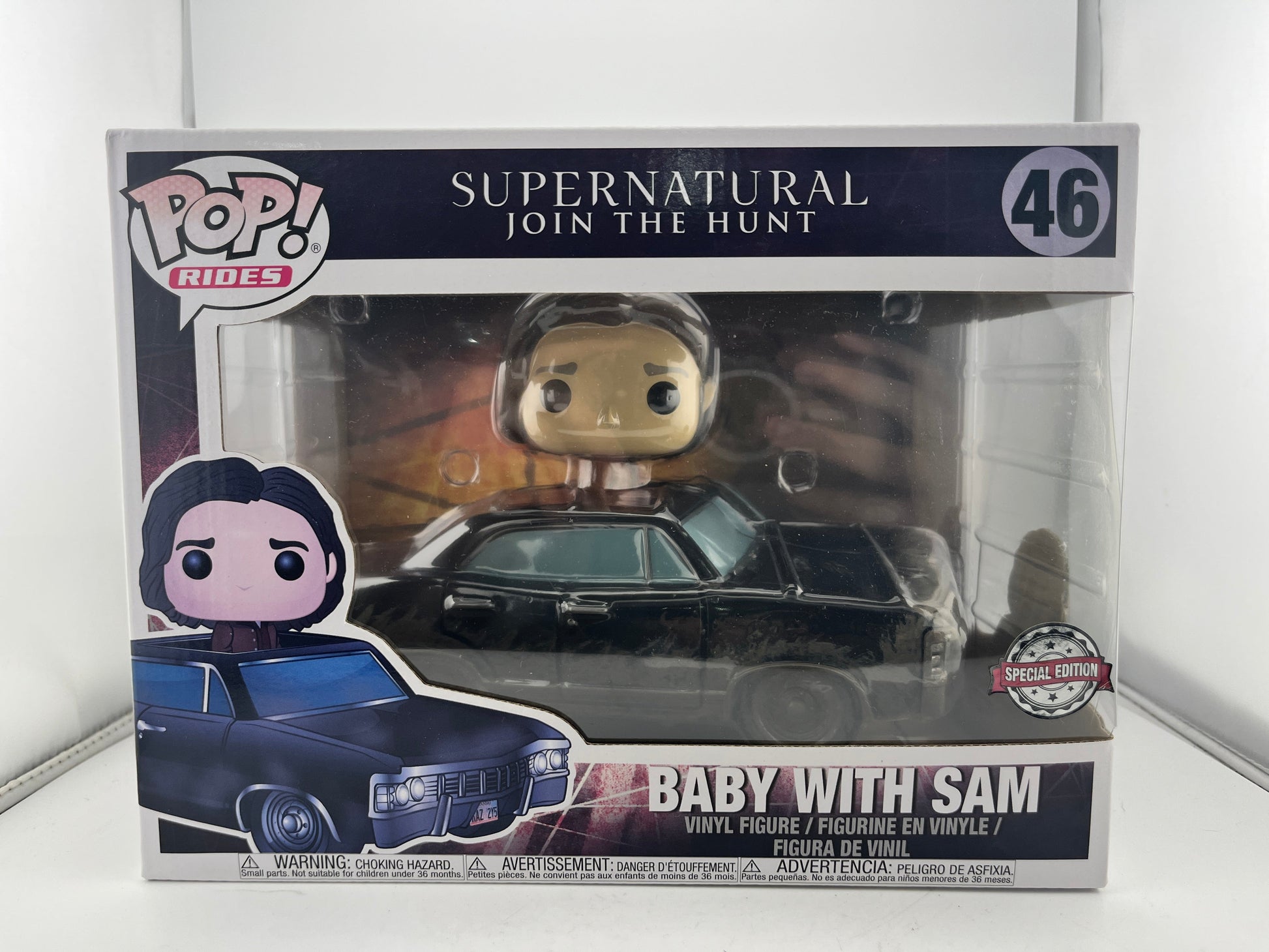 Funko POP! Rides Supernatural Join The Hunt - Baby With Sam #46 - Special Edition FRENLY BRICKS - Open 7 Days