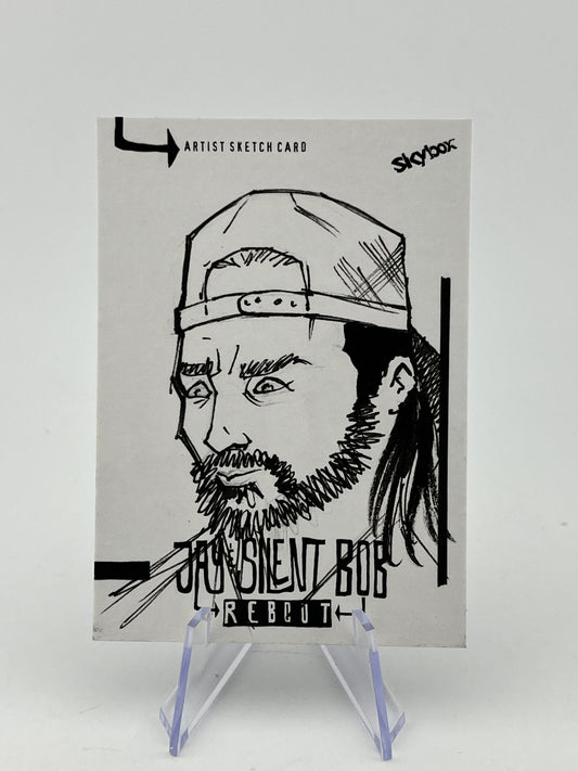 2023 UD Skybox Jay And Silent Bob Reboot - David Newbold Sketch 1/1 FRENLY BRICKS - Open 7 Days