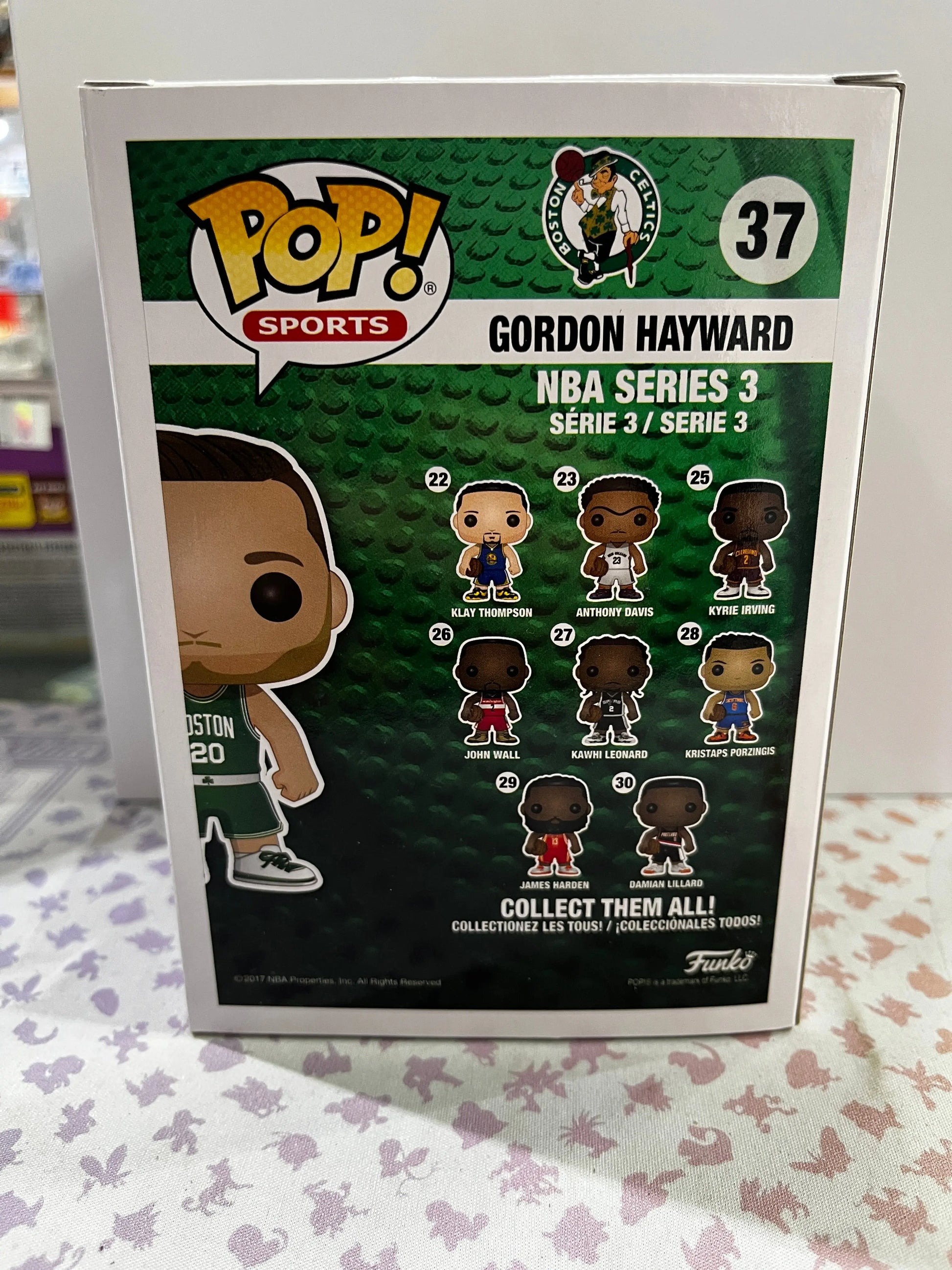 Funko Pop Vinyl Sports NBA Gordon Hayward #37 FRENLY BRICKS - Open 7 Days