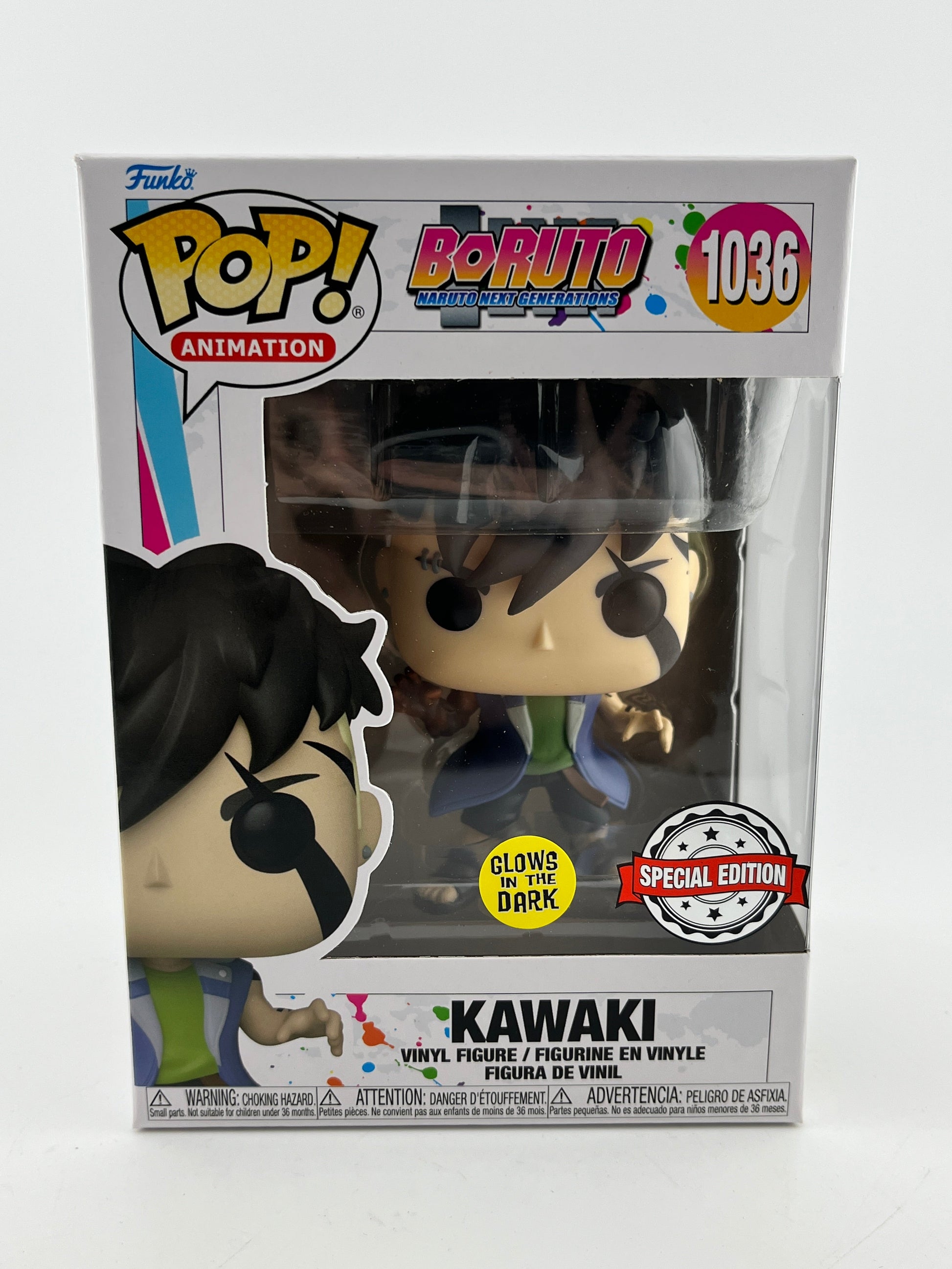 Funko POP! Animation Boruto - Kawaki #1036 - Glow Special Edition - Vinyl Collectable FRENLY BRICKS - Open 7 Days