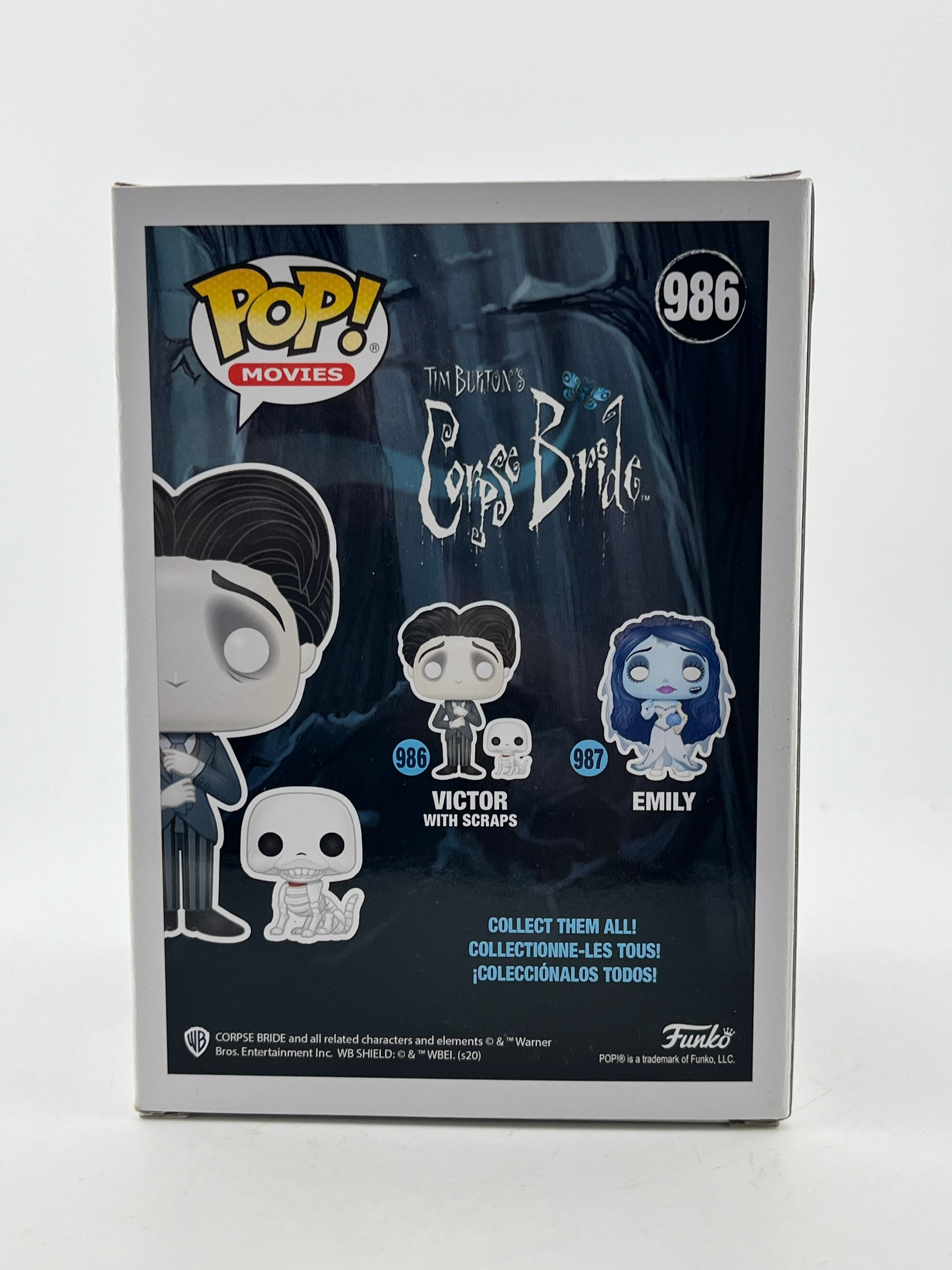 Funko POP! Movies Corpse Bride - Victor With Scraps #986 - Vinyl Collectable FRENLY BRICKS - Open 7 Days