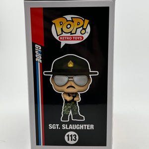 Funko POP! Retro Toys G.I.Joe - Sgt. Slaughter #113 - 2022 Fall Limited Editon FRENLY BRICKS - Open 7 Days
