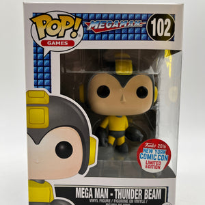Funko POP! Games Megaman - #102 Mega Man - Thunder Beam - Comic Con Limited Edition FRENLY BRICKS - Open 7 Days